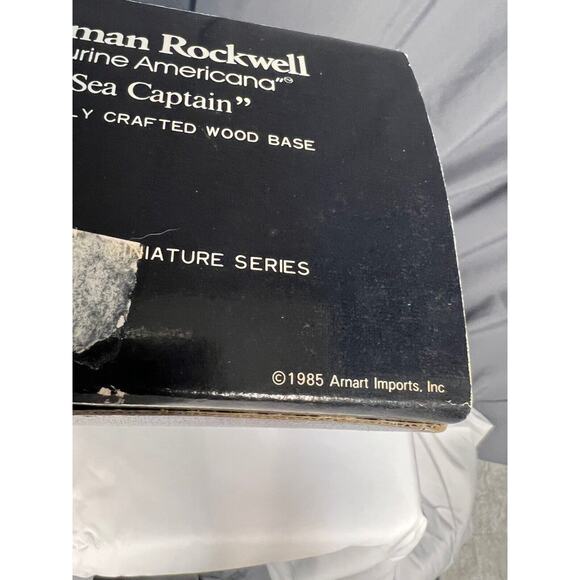 1985 Norman Rockwell Limited Edition "Sea Captain" Authentic Figurine Americana - Picture 5 of 11